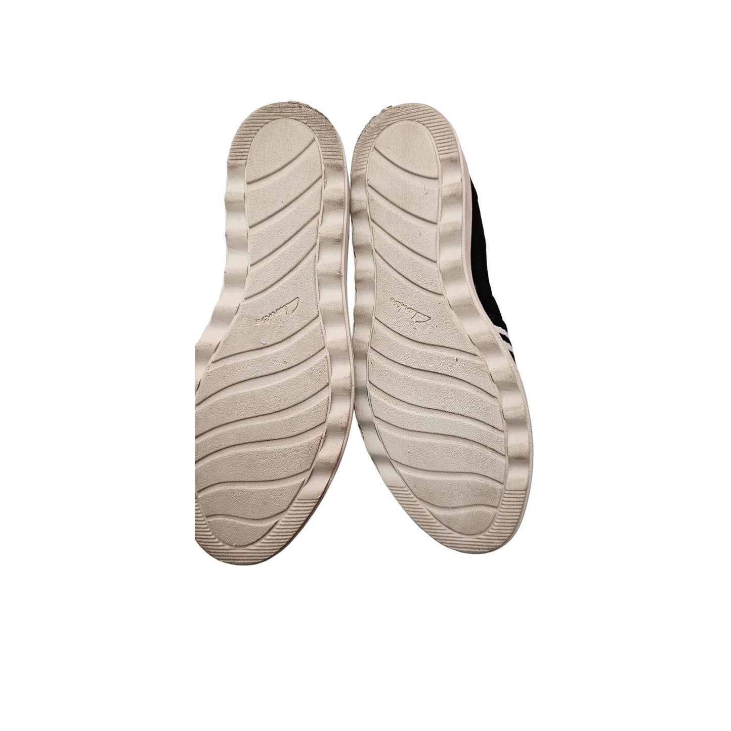 Clarks Collection Sharon Bay Women's Ultimate Comfort Slip-On Loafer Black Size 6 Suede Upper Cushioned Sole