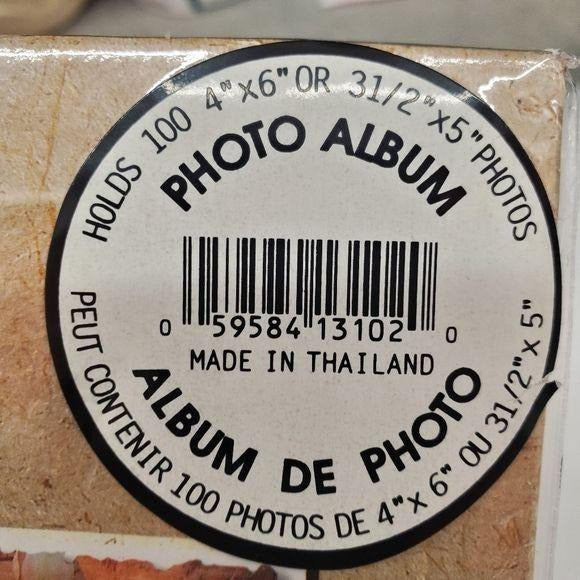 Vintage Photo Album with 100 Photo Capacity