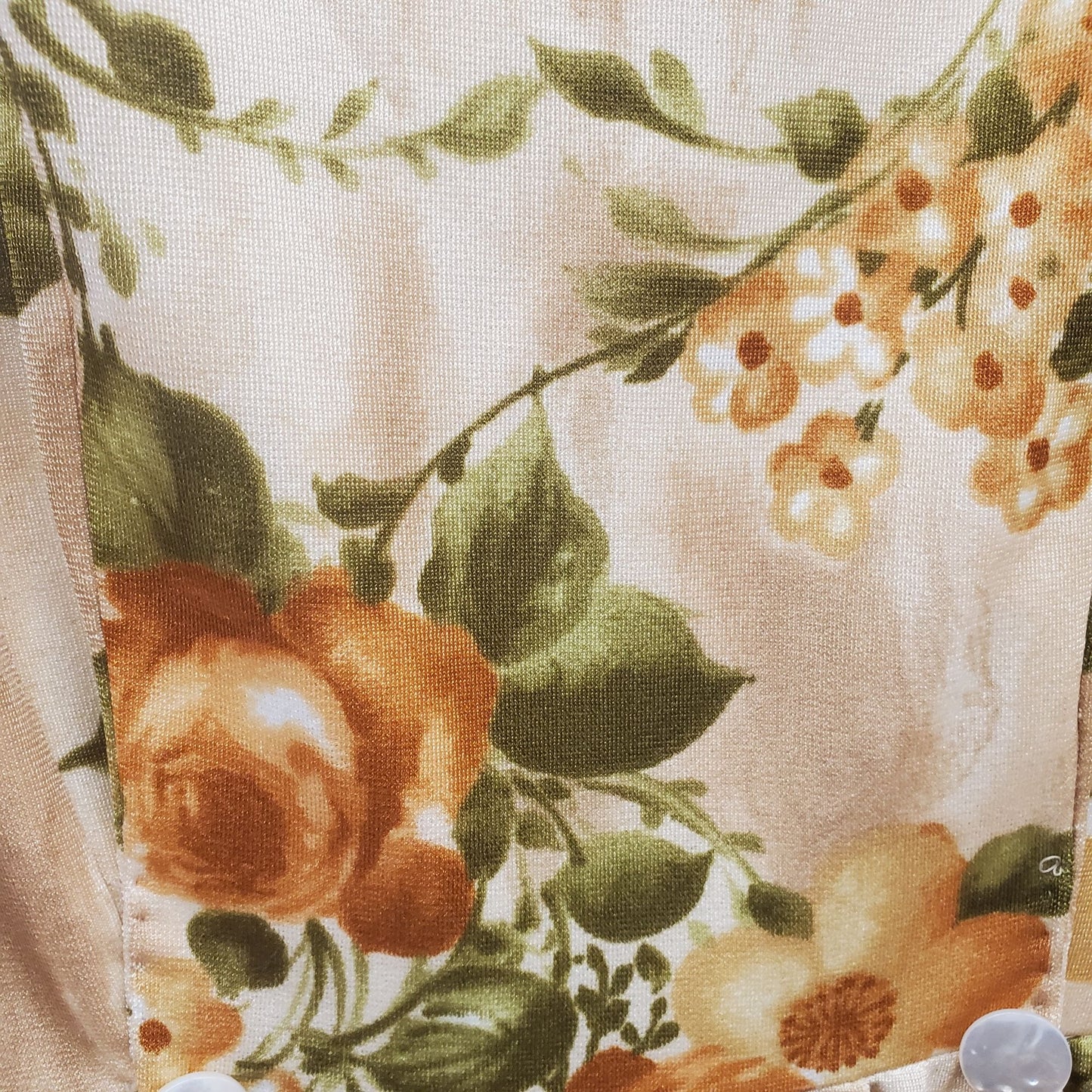 Vintage Handmade Floral Maxi Elegant Dress