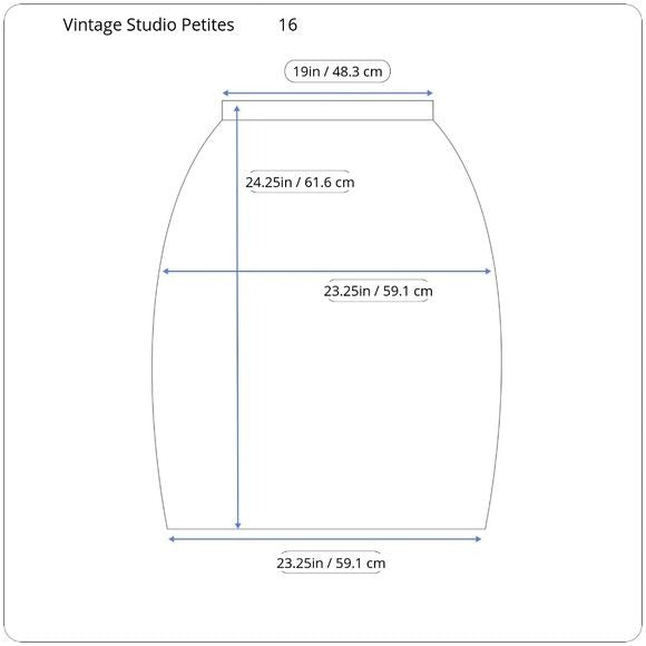 Vintage Studio Petites Checkered Business Style Pencil Skirt