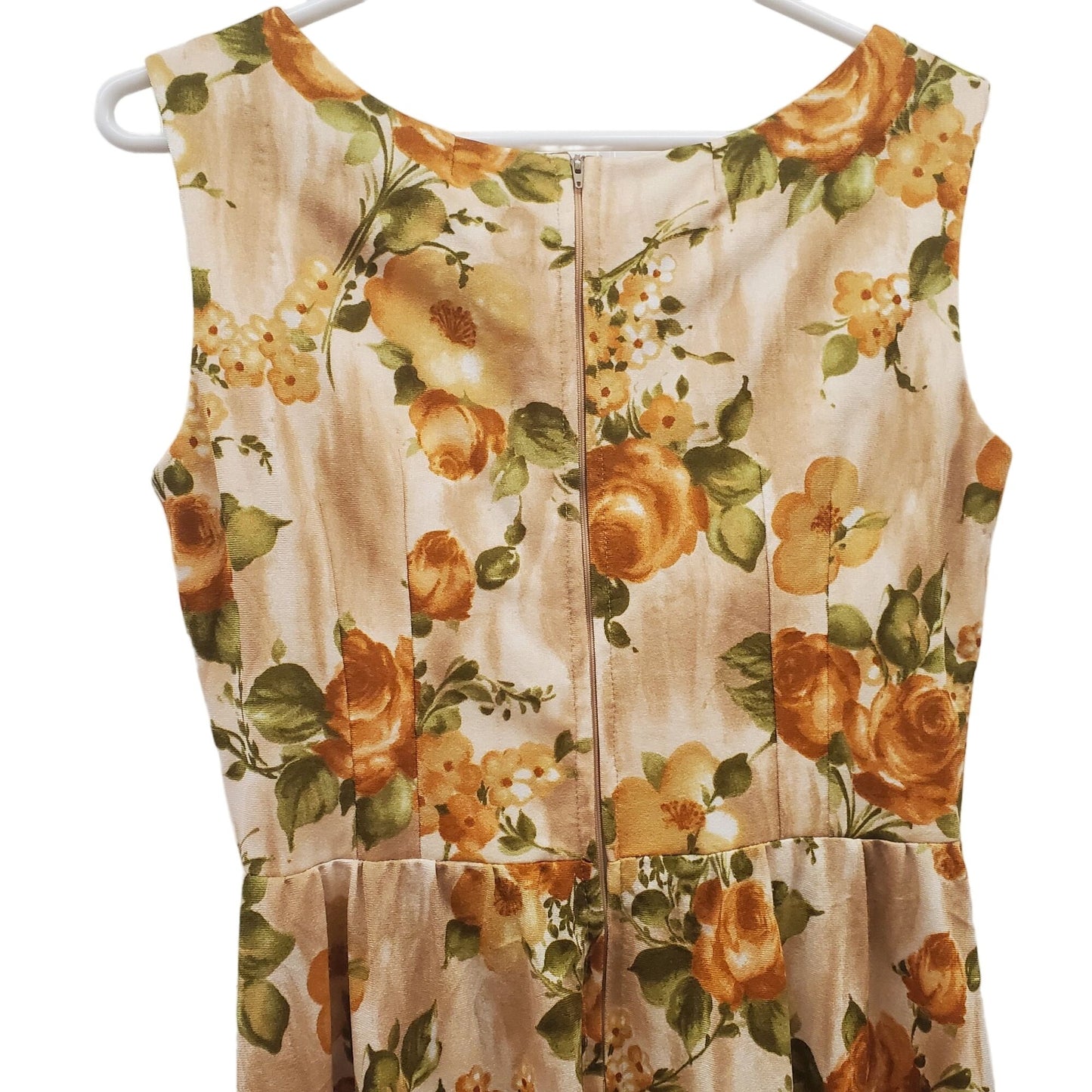 Vintage Handmade Floral Maxi Elegant Dress
