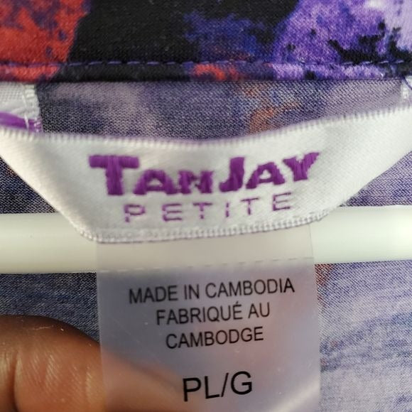 Tanjay Bold Art Print Crew Neck Blouse