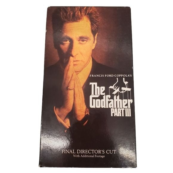 Vintage Paramount The Godfather Triology on VHS
