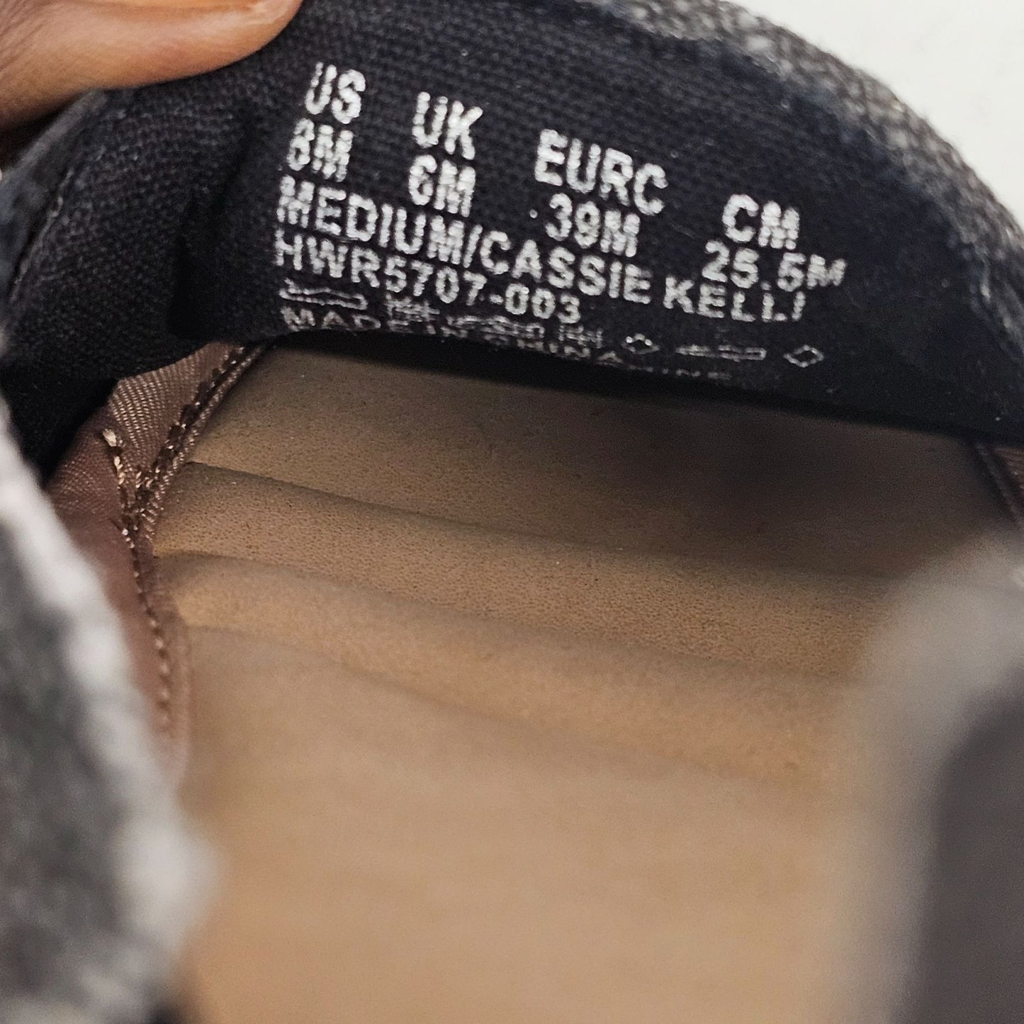 Hush Puppies Cassie Kelli Slip-On Dark Espadrille Loafers Women Size 8M