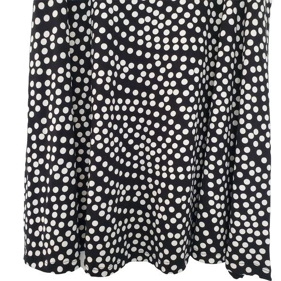 Popana Polka Dot Circle Stretchy Skirt