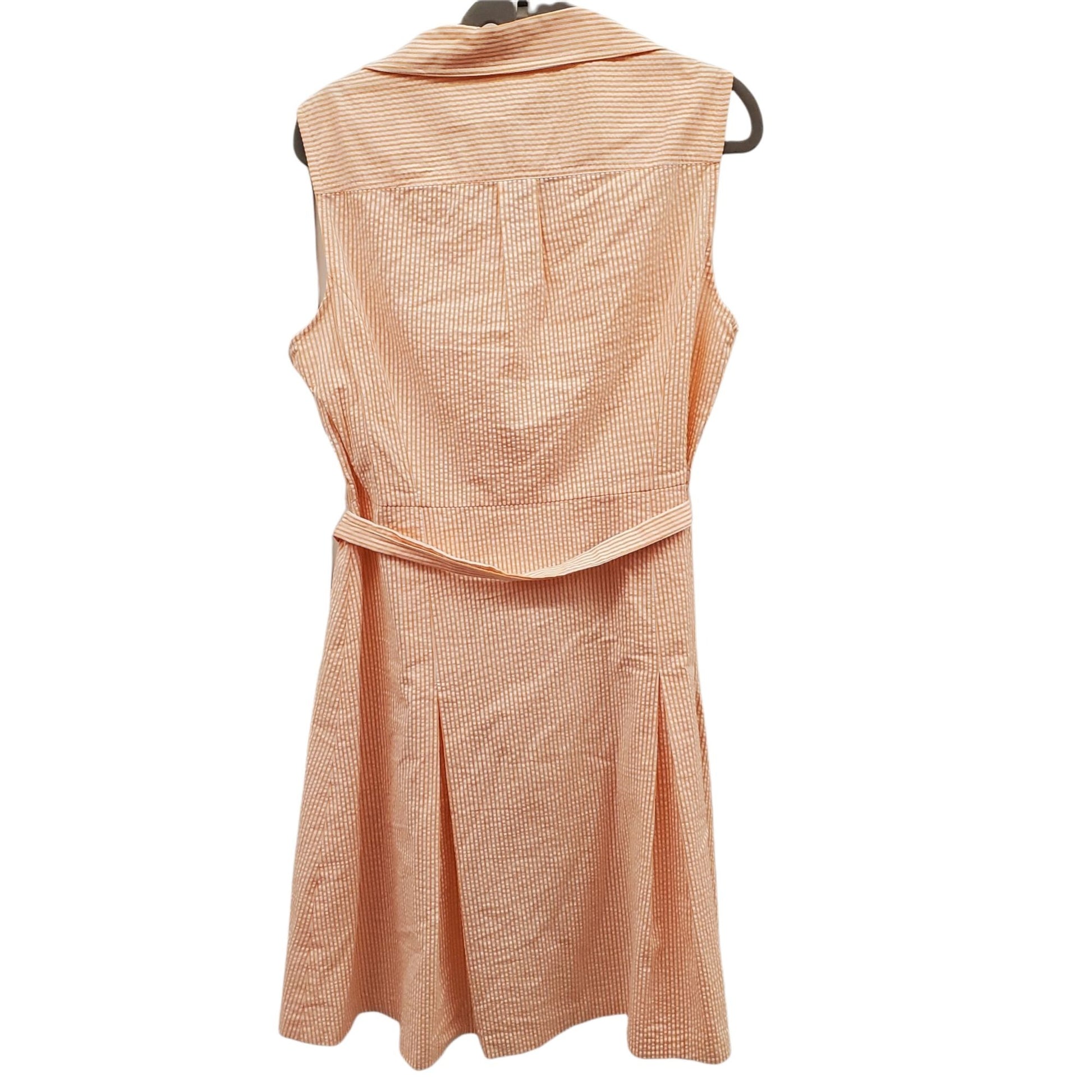 Jones New York Fit & Flare Striped Sleeveless Dress Rochelle Chong Designs Jones New York Fit & Flare Striped Sleeveless Dress Rochelle Chong Designs