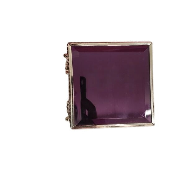 Velvet lined jewelry  glass chest box