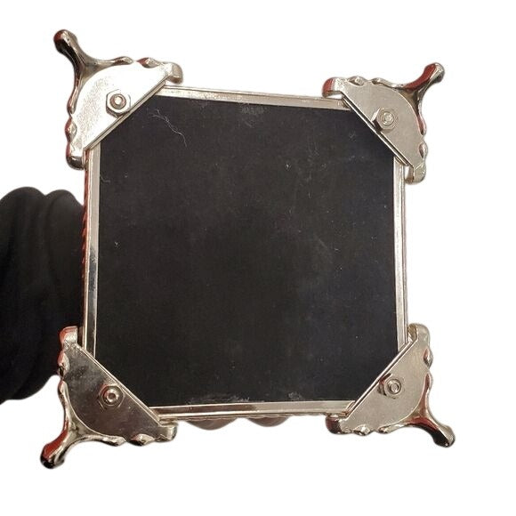 Velvet lined jewelry  glass chest box