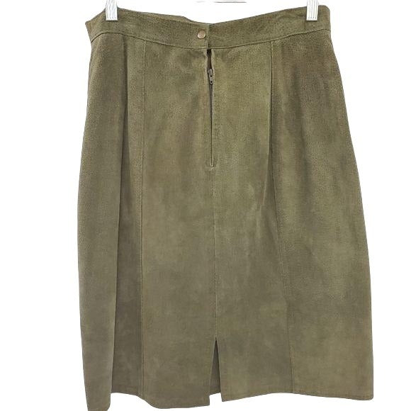 Vintage The Best Leather Co. Suede Leather skirt