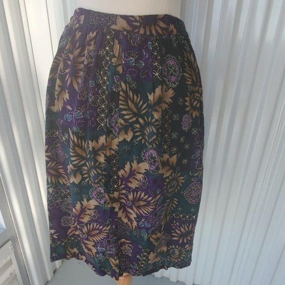 Vintage Alfred Dunner Floral Multi print skirt