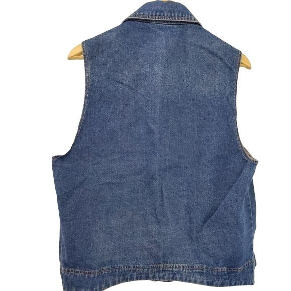 Vintage Hey Mora Fashions Classic Denim Jeans Vest