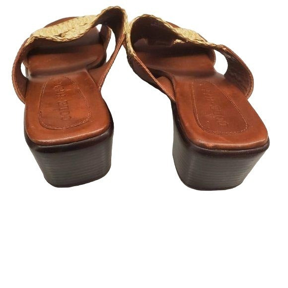 VINTAGE - COLE HAAN | Tricia Wheat & Papaya Sandal