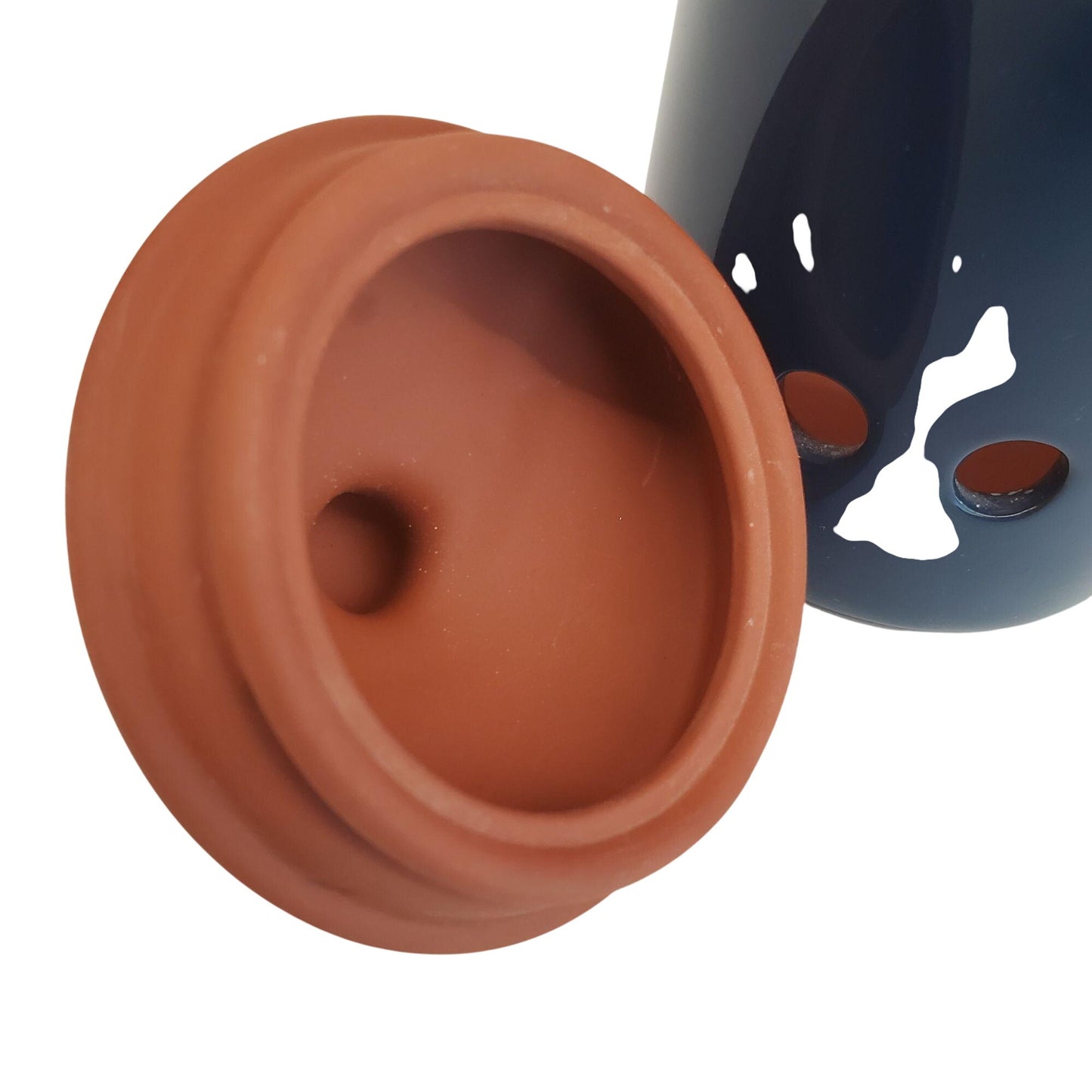 Stoneware garlic holder