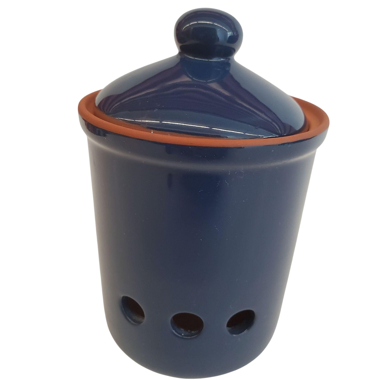 Stoneware garlic holder