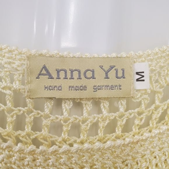 Anna Yu Handmade Garment Embroidery Tank Top