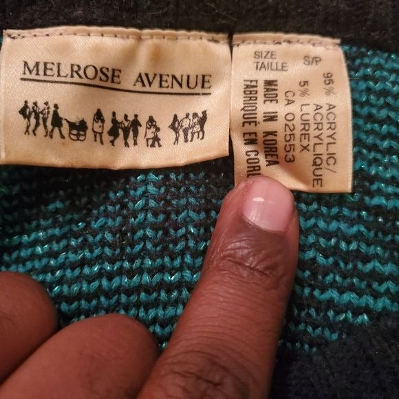 VINTAGE - MELROSE AVENUE | CREW NECK KNIT Sweater