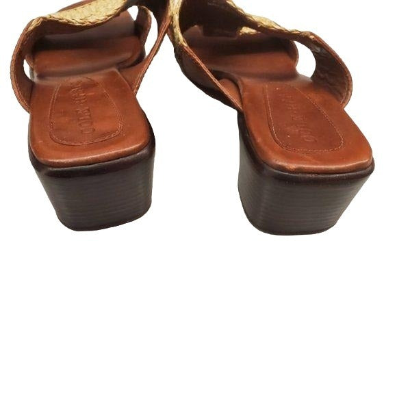 VINTAGE - COLE HAAN | Tricia Wheat & Papaya Sandal