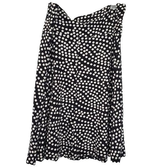 Popana Polka Dot Circle Stretchy Skirt