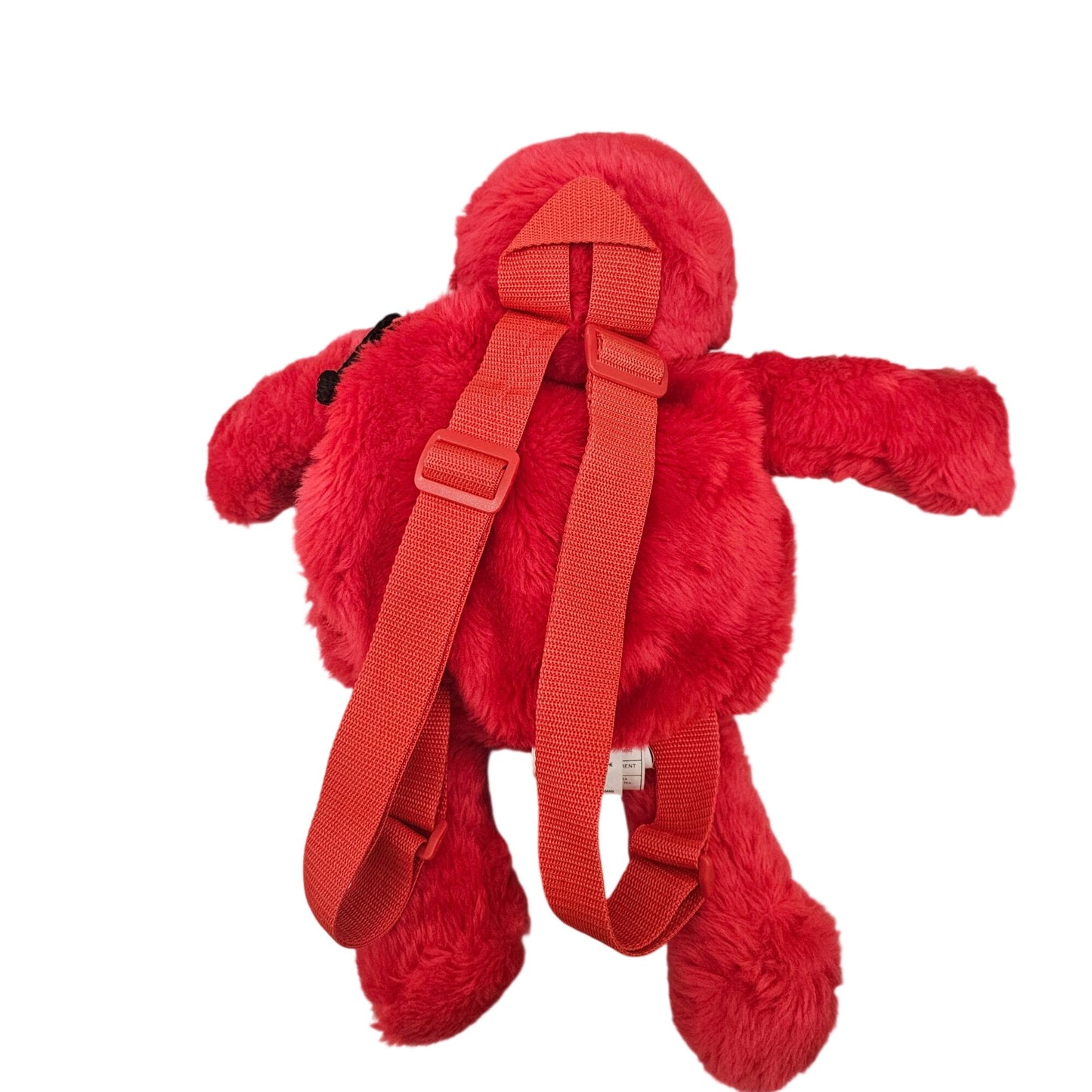 1997 Jim Henson Plush Elmo Backpack Knapsack With Adjustable Straps Red