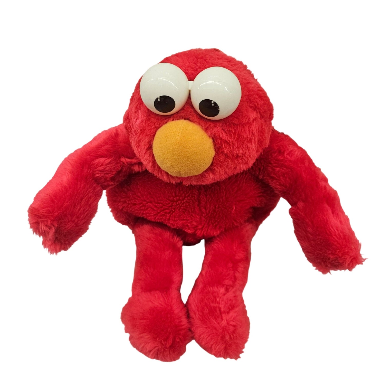 1997 Jim Henson Plush Elmo Backpack Knapsack With Adjustable Straps Red