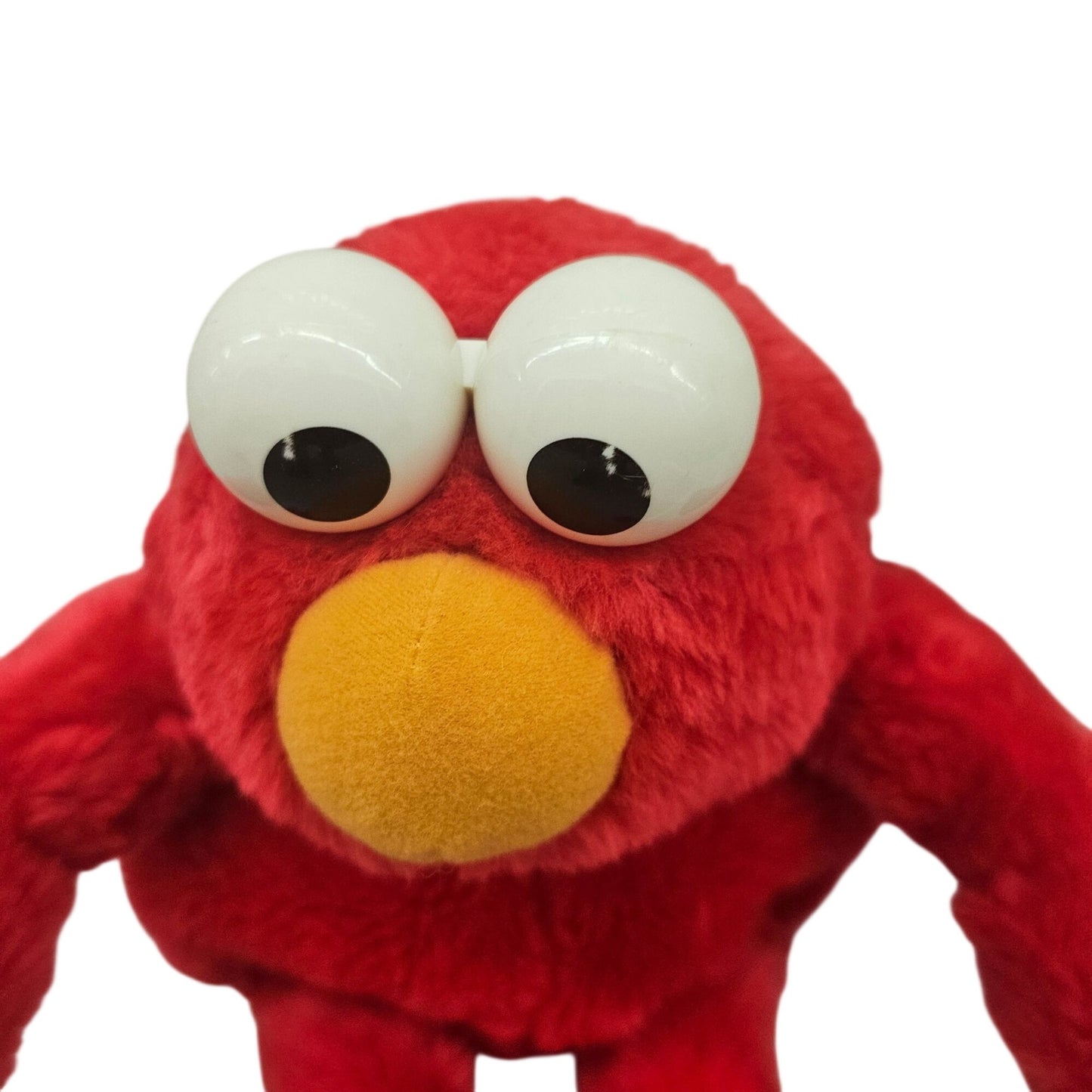 1997 Jim Henson Plush Elmo Backpack Knapsack With Adjustable Straps Red