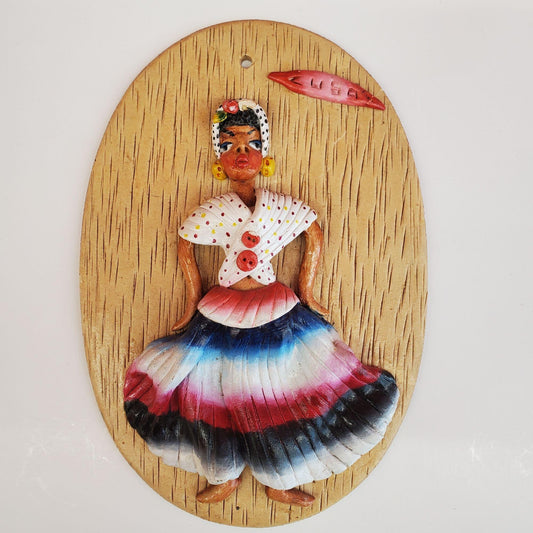 Vintage Cuba Dancing Woman Wall Decor