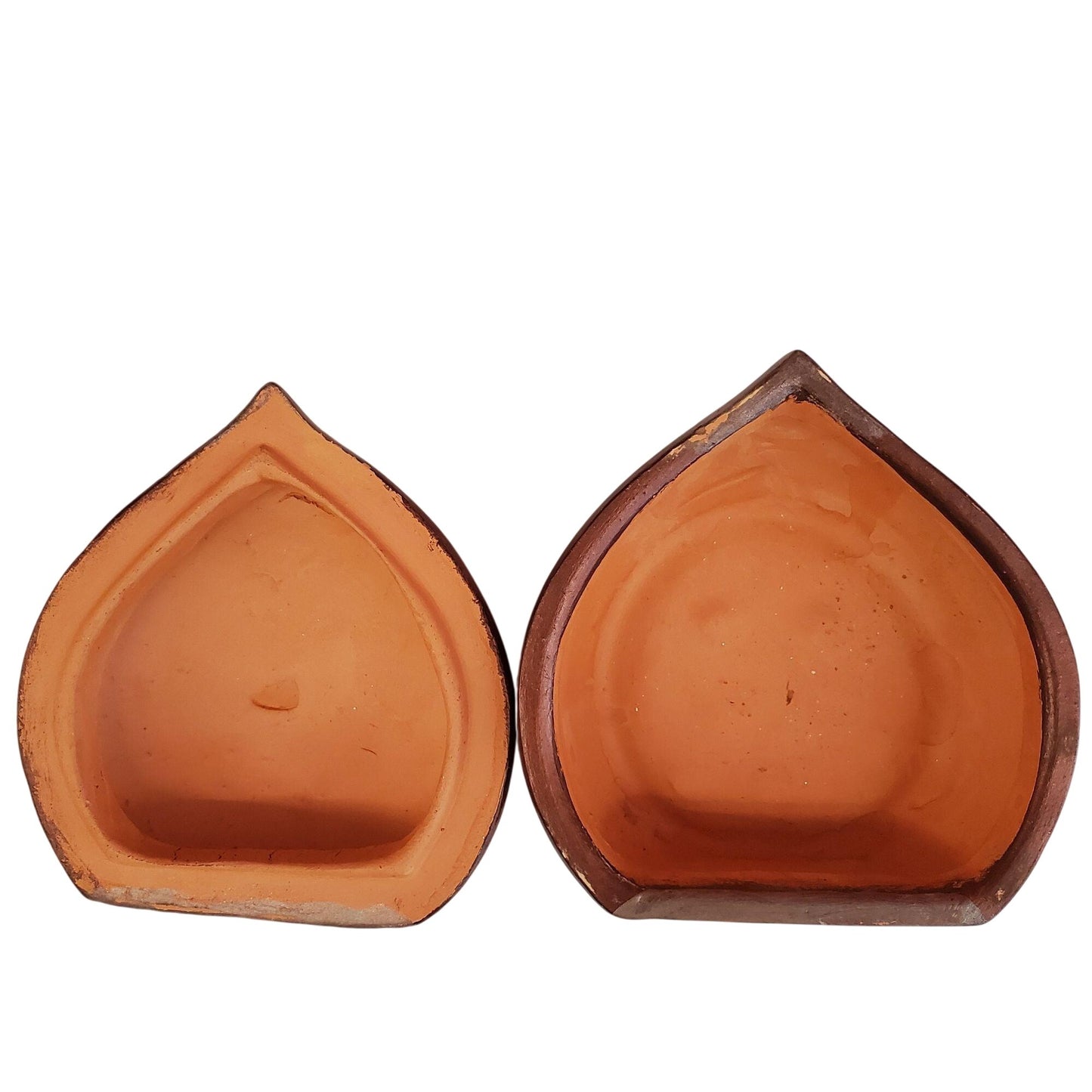 Vintage Stoneware Chestnut Jewellery Holder