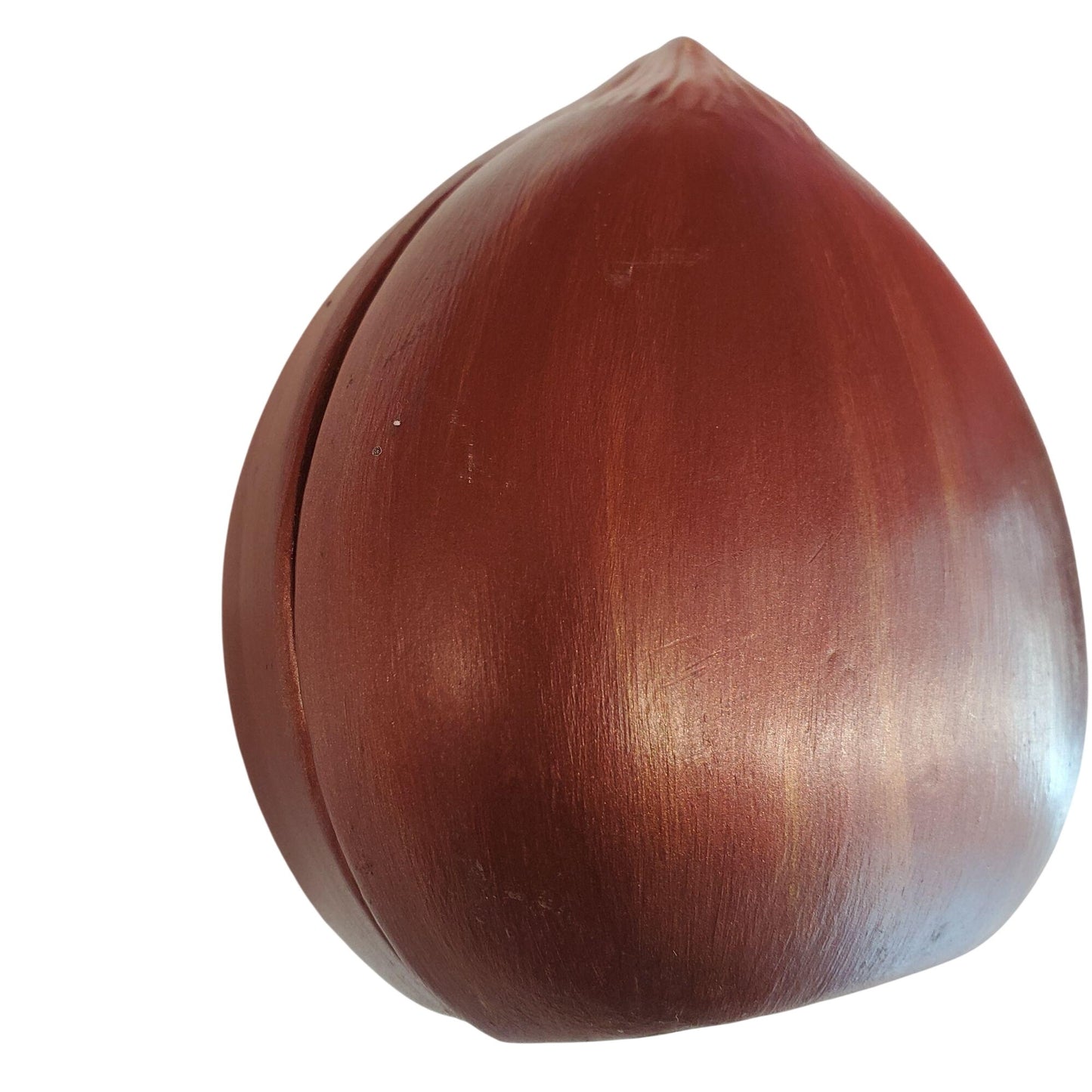 Vintage Stoneware Chestnut Jewellery Holder