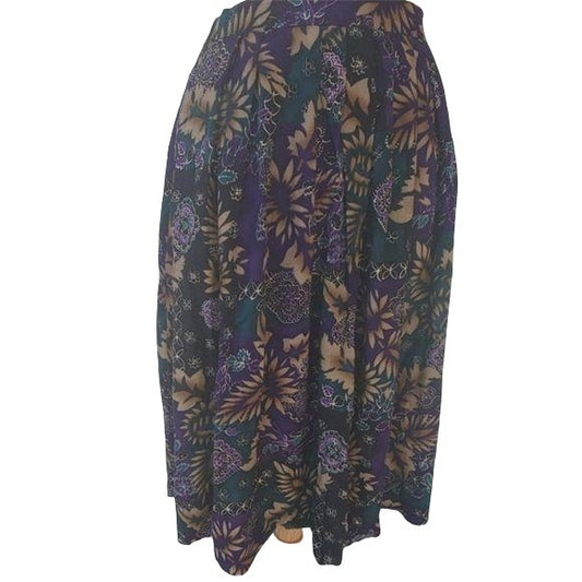 Vintage Alfred Dunner Floral Multi print skirt