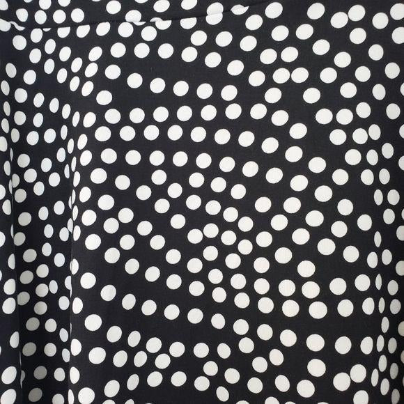 Popana Polka Dot Circle Stretchy Skirt