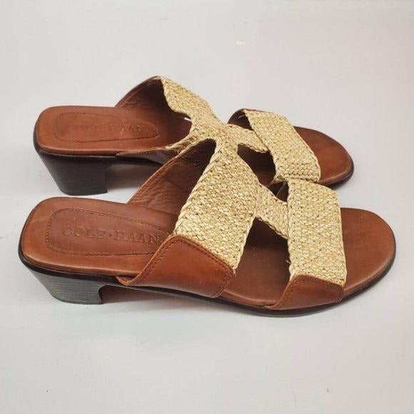 VINTAGE - COLE HAAN | Tricia Wheat & Papaya Sandal