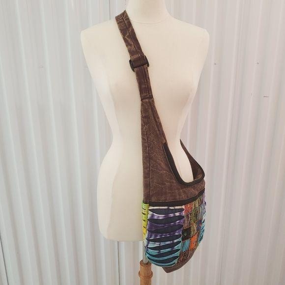 Handmade Crossbody bag w/ adjustable strap