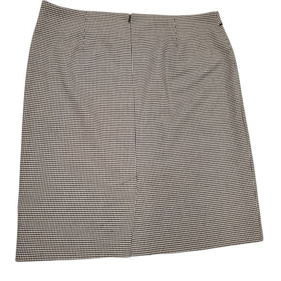 Vintage Studio Petites Checkered Business Style Pencil Skirt