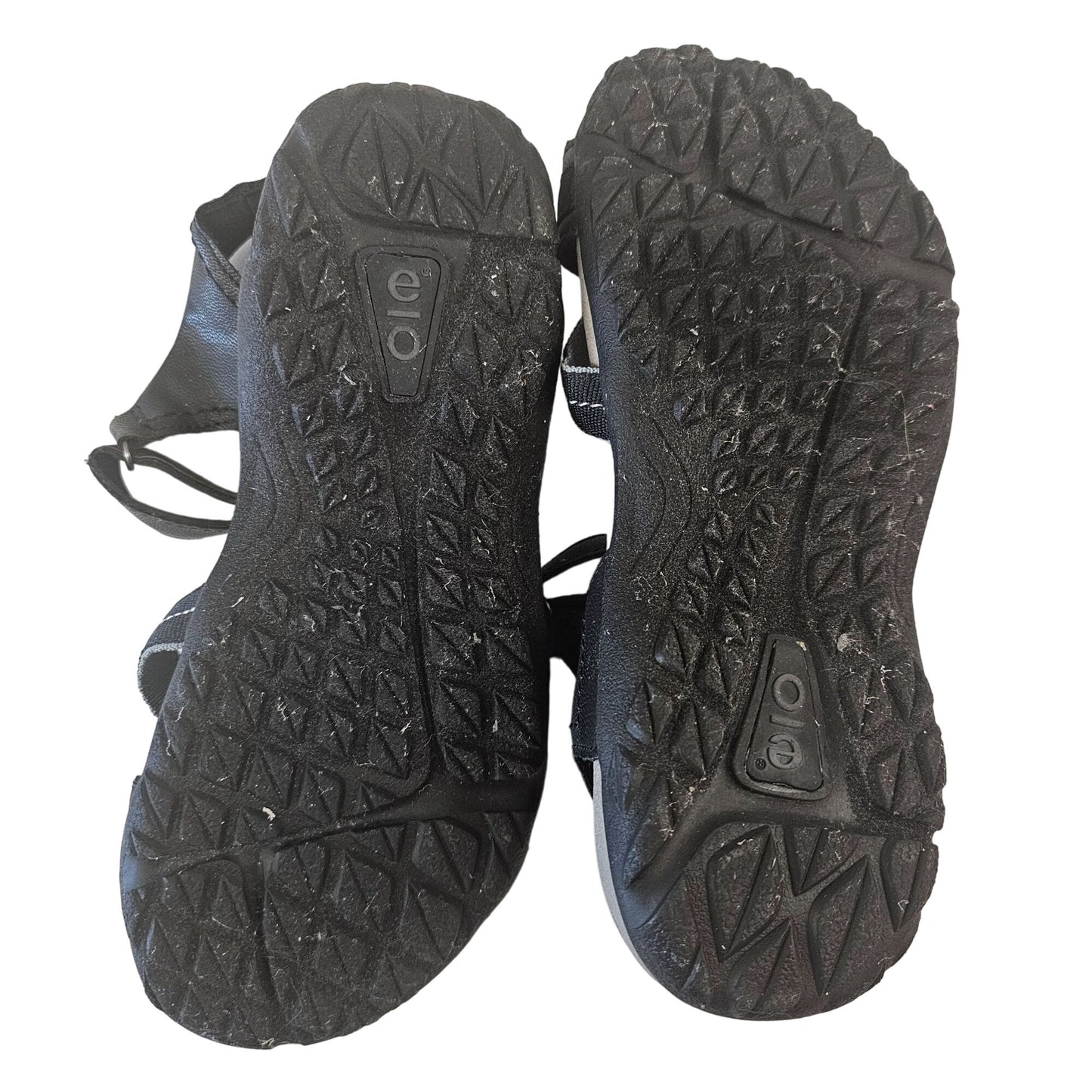 Earth Origins Women's Sport Sandals Size 8 Black & Gray Adjustable Straps Comfortable Footbed Casual & Outdoor Wear