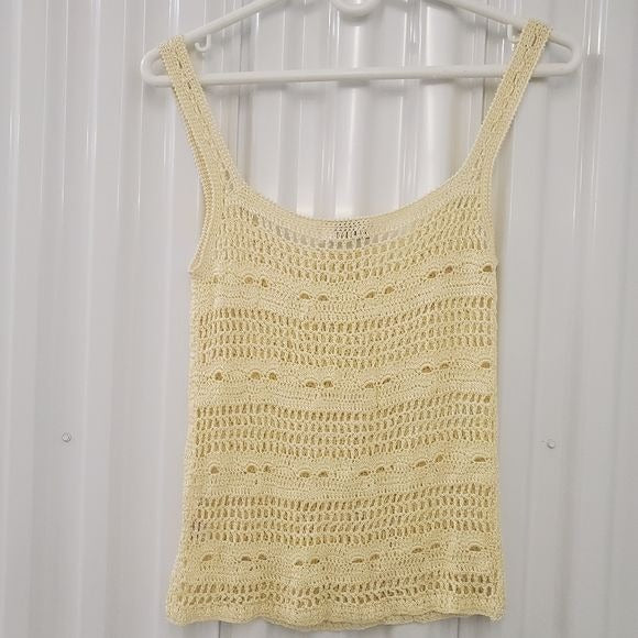 Anna Yu Handmade Garment Embroidery Tank Top