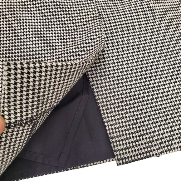 Vintage Studio Petites Checkered Business Style Pencil Skirt