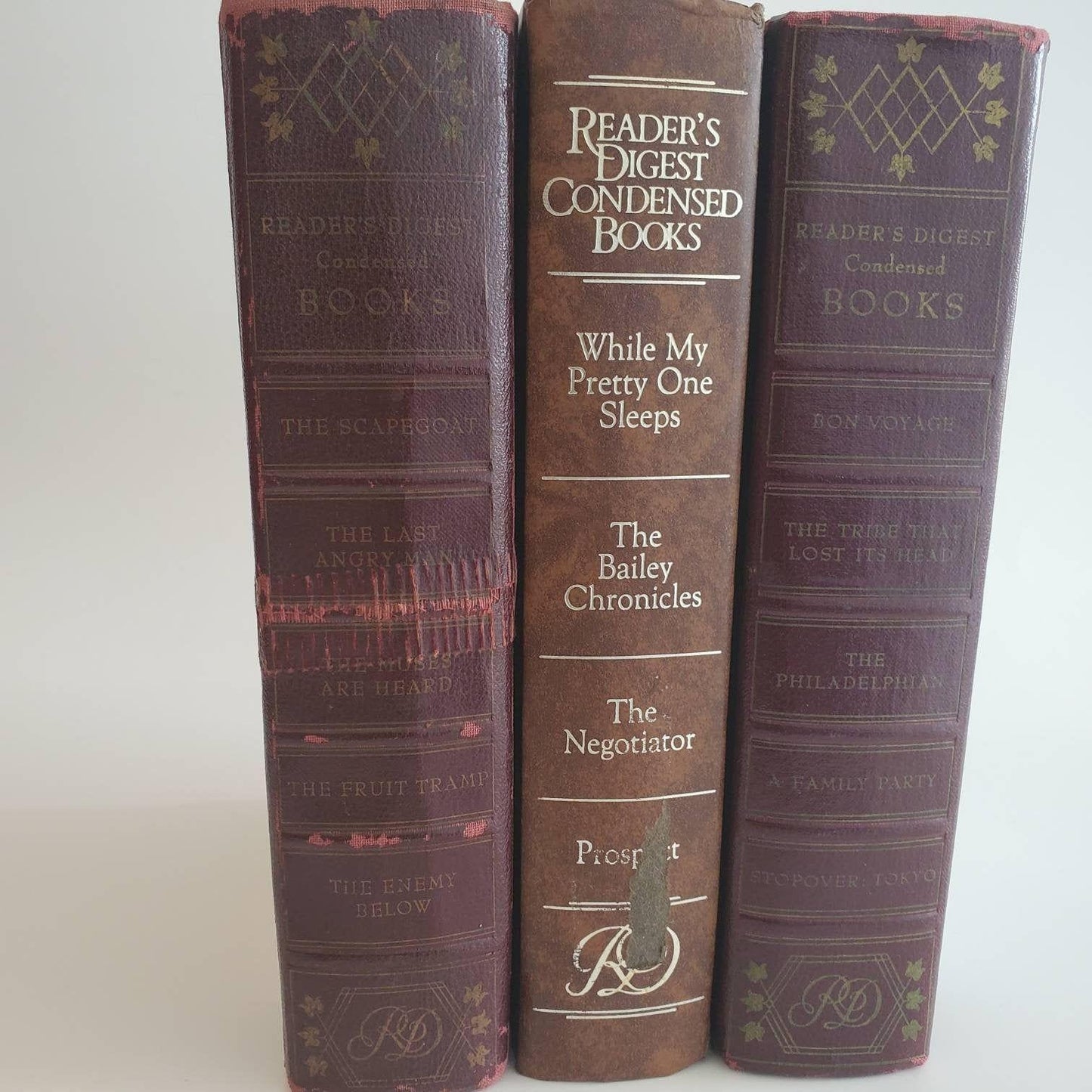 Reader's Digest Condensed Books Lot of 3 | Vintage Collection of First Edition Fiction Hardcover Books