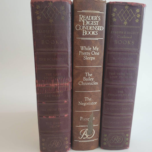 Reader's Digest Condensed Books Lot of 3 | Vintage Collection of First Edition Fiction Hardcover Books