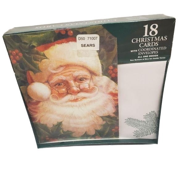 Vintage Christmas Card Box Set