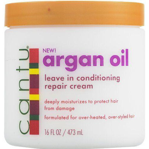 Cantu Argan Oil Leave-In Moisturizing Conditioning Repair Cream - Textured Crowns Boutique